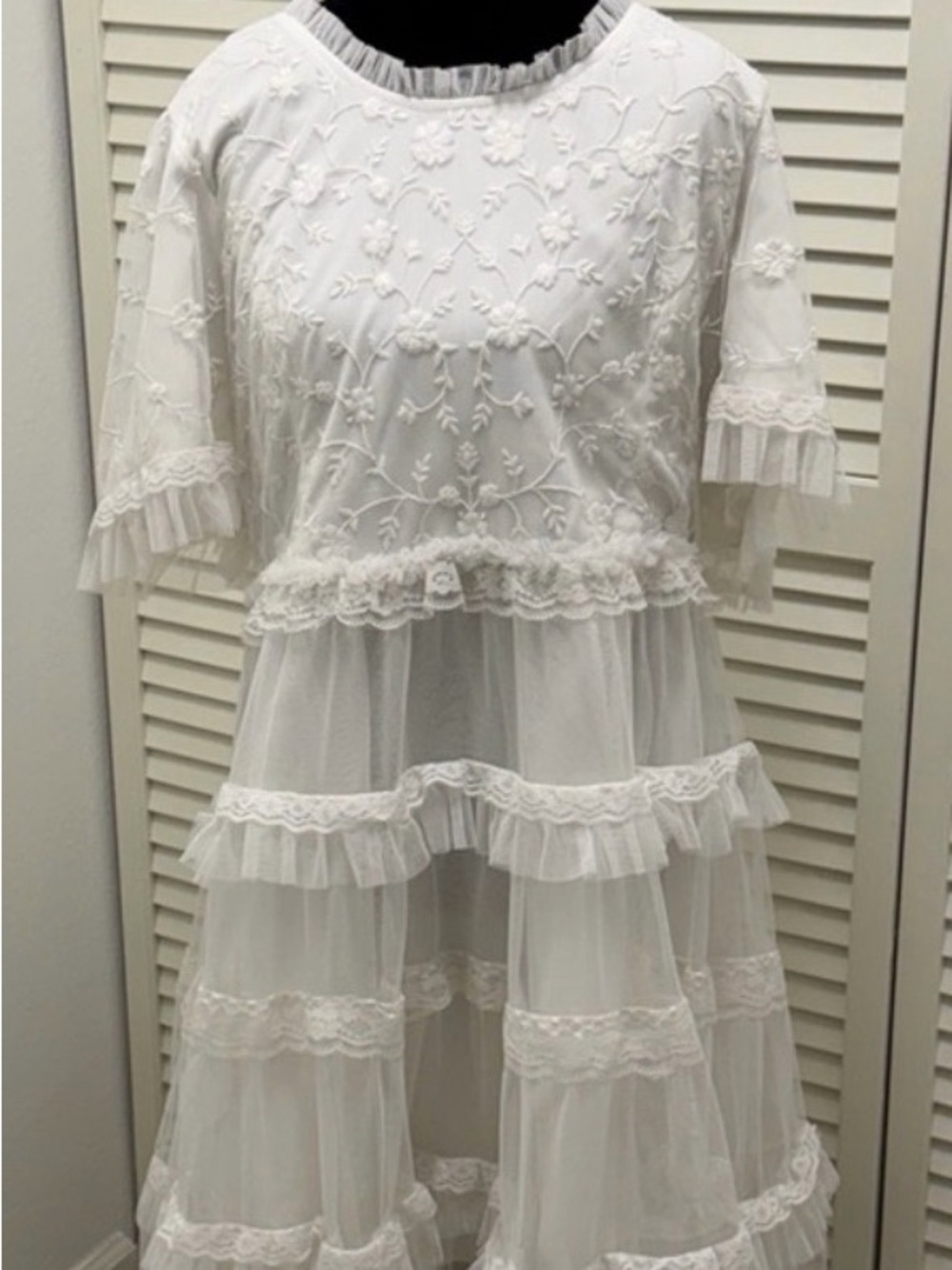 JESSAKAE White Harper Dress-1x